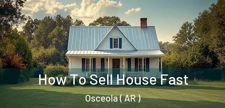  How To Sell House Fast Osceola ( AR )