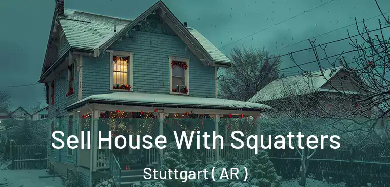  Sell House With Squatters Stuttgart ( AR )