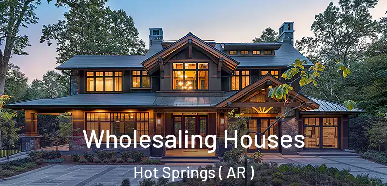  Wholesaling Houses Hot Springs ( AR )