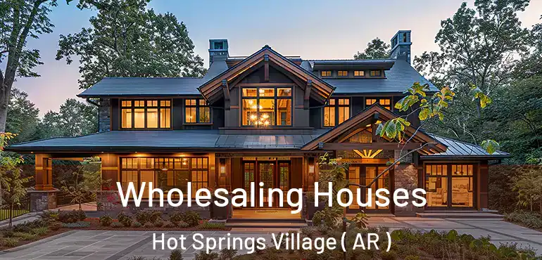  Wholesaling Houses Hot Springs Village ( AR )
