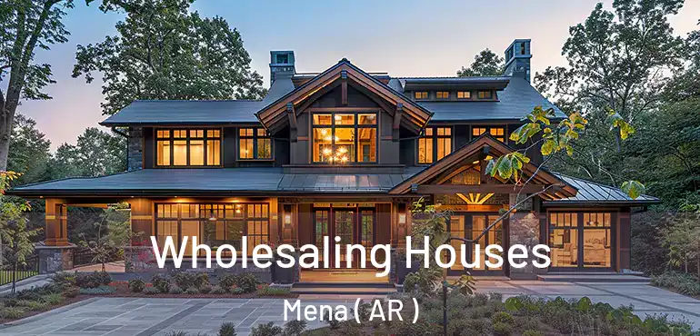  Wholesaling Houses Mena ( AR )