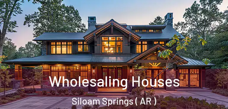  Wholesaling Houses Siloam Springs ( AR )